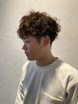 ソレイユ オム シンサカエ(SOLEIL HOMME SHINSAKAE) くせ毛風がおしゃれ♪ツーブロック×スパイラルパーマ☆