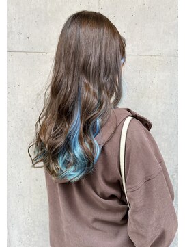 ソーホー 八日市店(SOHO) インナーカラー×ターコイズブルー