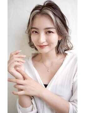 アール 北千住店(ar) モカブラウン×プラチナベージュ×イヤリングカラー/北千住