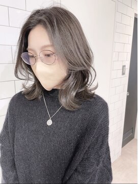 シアー(sheer) 《sheer/大黒》#くびれヘア#スモーキーグレージュ