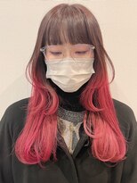 オーシー 新保店(O'sea) “ gradation pink／layer cut  “
