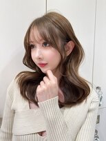 アフロートリノ(AFLOAT Leino) 大人可愛い韓国ヘア くびれヘア レイヤーカット 顔まわり#