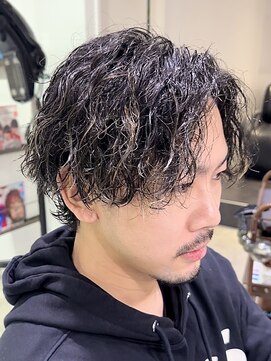 オーシャントーキョー ウエスト 心斎橋(OCEAN TOKYO WEST) 波巻きパーマメンズツイストスパイラルパーマツーブロック
