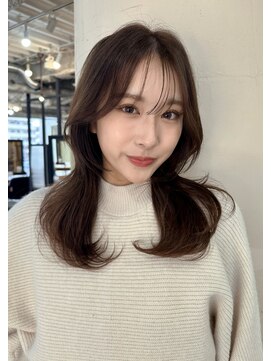 アリスバイアフロート 自由が丘(ALICe by AFLOAT) 韓国くびれヘア/顔周りカット/極薄バング