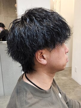 ニアウ 伊勢崎連取店(Niau) マッシュウルフ波巻きツイストスパイラルパーマ