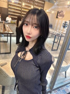 クム(kumu) 【kumu】ブルーブラック×くびれミディ.