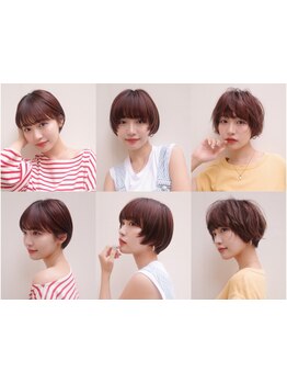 【仙台駅徒歩5分】髪質や骨格に合わせて似合わせカット。お客様に似合うショートスタイルをご提案♪