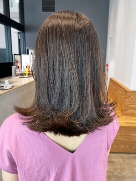 アルバム 銀座(ALBUM GINZA) くびレイヤーカーキベージュフレンチカジュアル_ba478401