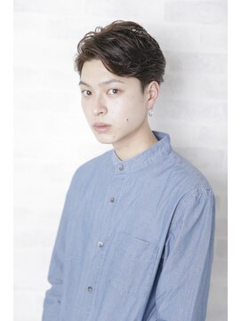 ルルディ バイ アフロディーテ銀座(luludi by APHRODITE) ダークアッシュ/アッシュブラック/カルマパーマ/ショート/銀座