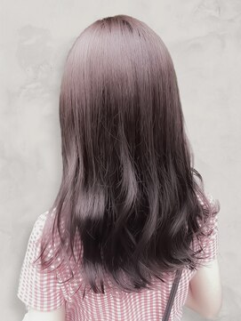 ヘアーアンドメイク サワ 上田本店(SAWA) 大人美人透明感艶カラーラベンダーグレージュ