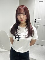 ゼスト 八王子店(ZEST)&nbsp;ワインレッド/レイヤーカット