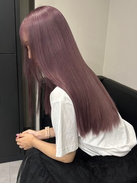 ベレーザ 渋谷(BELEZA) 10507秋色ピンクヘアーラベンダーパープル透明感カラー韓国ヘア