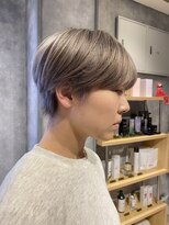 ラボヌールヘアーグレース 門前仲町店(La Bonheur hair grace)&nbsp;【grace杉本】ハイトーンヘア/グレージュ/ショートヘア