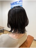 ダークトーンボブ×ウルフ
