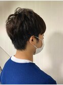 刈り上げなしの伸びてきても馴染むメンズカット