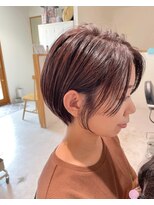 シキ(SIKI) マッシュショート ショートボブ 大人可愛い ラベンダー ベージュ