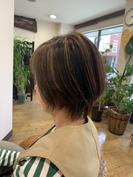 ココ(koco) しらがぼかしカラー