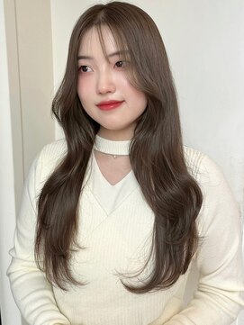 ローネス(LONESS) 韓国レイヤー/巻き髪/くすみベージュ/透明感カラー