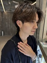 ピークアブー 原宿ハラカド(PEEK-A-BOO) センターパートメンズカットウルフレイヤー原宿