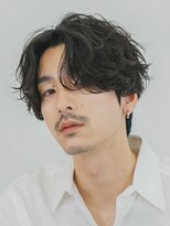 フィフス 原宿(fifth)&nbsp;原宿ルーズパーマメンズカットダウンパーマラウンドマッシュ30代