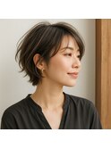 大人女性のショートグラボブ 20代 30代 40代 50代 60代髪質改善