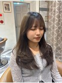 マロンベージュ/オリーブグレー/ブリーチなし/ボブ/小顔北千住