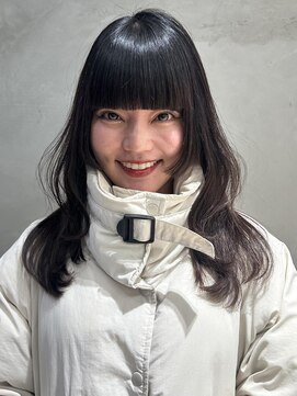 レイヤーカット/くびれ巻き