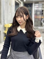 ディジョン(Dijon)&nbsp;韓国顔まわりレイヤーカットグレージュオリーブベージュブラウン