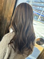 ユニコヘア(unico hair)&nbsp;アンブレラカラー×ベージュ