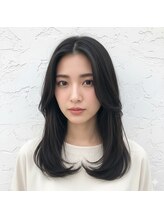 艶と品格を纏う、美人ロング
