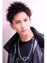 ネイビー(NAVY) ラフスパイクショート