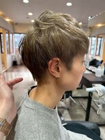 ヴィスト バイ レボ(VIST by REVO)&nbsp;着物ヘア/ダークアッシュ/ミディアムレイヤーカット/新松戸