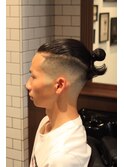 Man bun style