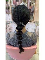 ミーネピンク 行徳(Miene Pink) 大人かわいいヘアアレンジ20代30代40代☆髪質改善【Pink】