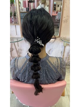 ミーネピンク 行徳(Miene Pink) 大人かわいいヘアアレンジ20代30代40代☆髪質改善【Pink】