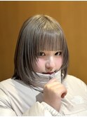 イメチェン/グレージュ/ダブルカラー/前髪/池袋