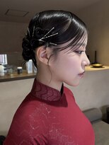 ロウROW)&nbsp;ヘアセット ヘアアレンジ タイトヘア ボブヘアセット 結婚式ヘア