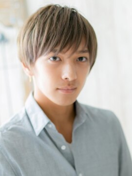 メンズヘア ビーセカンド 草加店(MENS HAIR B-2) 10代20代学生ナチュラル束感ハイトーンカラー小顔ショートa1草加