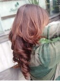 大人可愛い♪ロングウルフデジタルパーマハイライトセレブロング