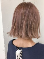 ブルーフェーセス 表参道(blue faces) 『bluefaces』ペールピンク ボブ