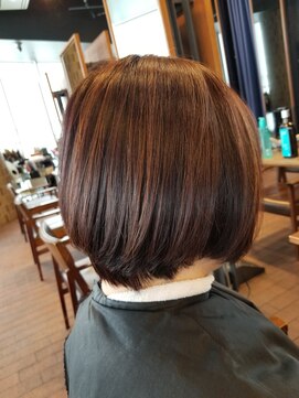 グランエクラ バイフルショウ(GRAND ECLAT by FURUSHO) 大人可愛い20代30代40代 ハイライトボブ