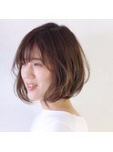 【Cheerful】ふんわりナチュラルボブ