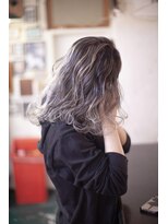 スリースリーナイン ヘアーアンドメイク(339 hair&make) ロングのバレイヤージュ（ブリーチ2回）