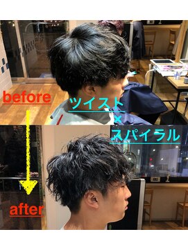 ネイビー(NAVY) アイロンを超えたパーマスタイル☆お客様スタイル☆