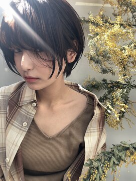 フォレスト(FOREST) 【FOREST甲子園口】黒髪スタイル/甘辛ショートボブ/小顔ヘア