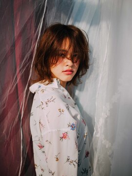 美容室 グローブ 船橋店(globe) 長めバング×レイヤーミディー【船橋】