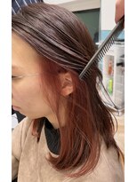 ロンド レグリーズ 立川(Lond leglise)&nbsp;【槌矢圭悟】インナーカラー/ケアブリーチ/ピンク/オレンジ