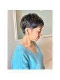 黒髪バリーショート