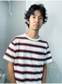 男の色気パーマ