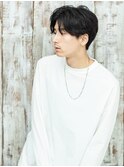 ミディアムヘア/ハッシュカット/グレージュ/ニュアンスパーマ